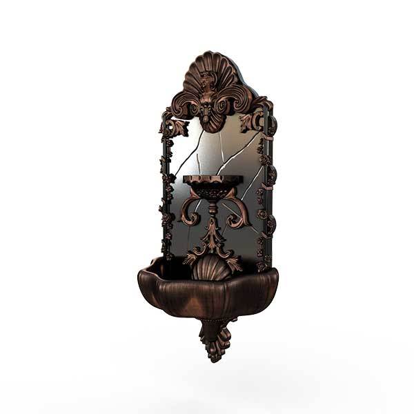 Gardenstone Princessa Wall Fountain Water Fountains Gardenstone Copper Black 