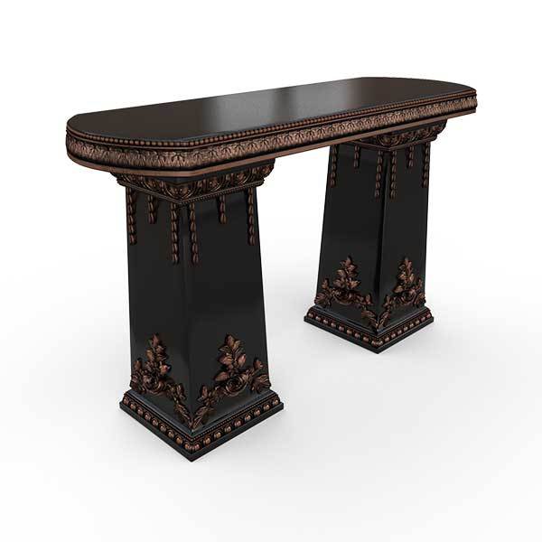 Gardenstone Side Table Benches Gardenstone Copper Black Side Table 