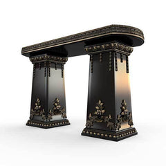 Gardenstone Side Table Benches Gardenstone Golden Black Side Table 